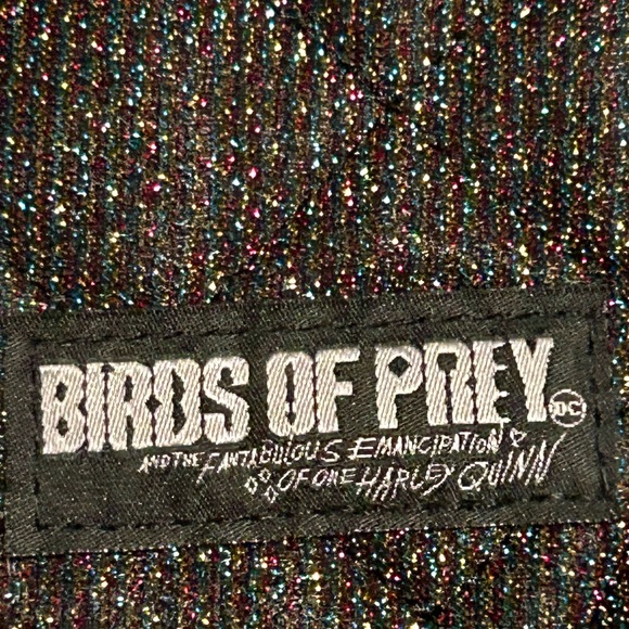 New DC comics/Warner brothers Birds of Prey Blue & Gold Backpack - Picture 7 of 12